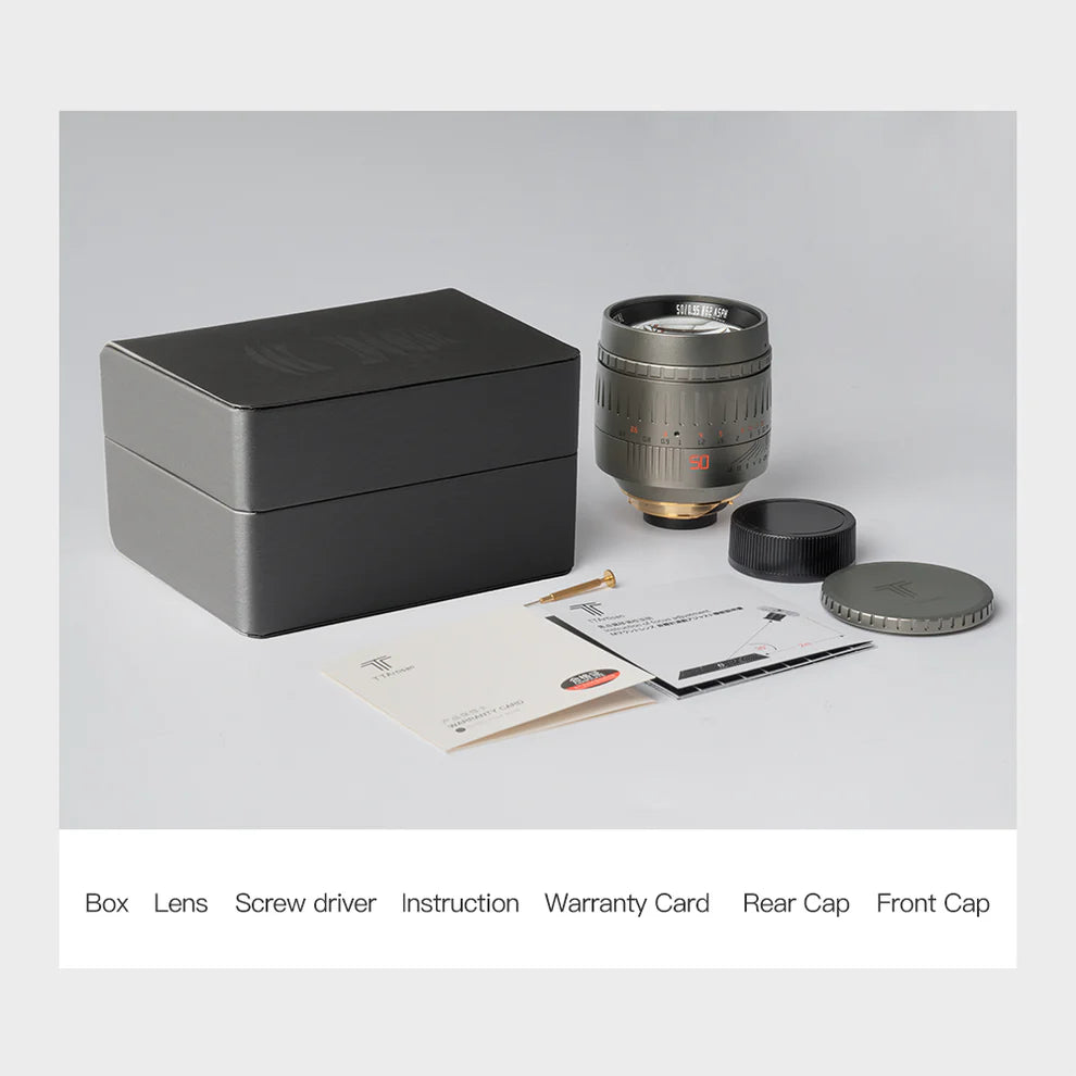 TTartisan M 50mm F0.95 Titanium