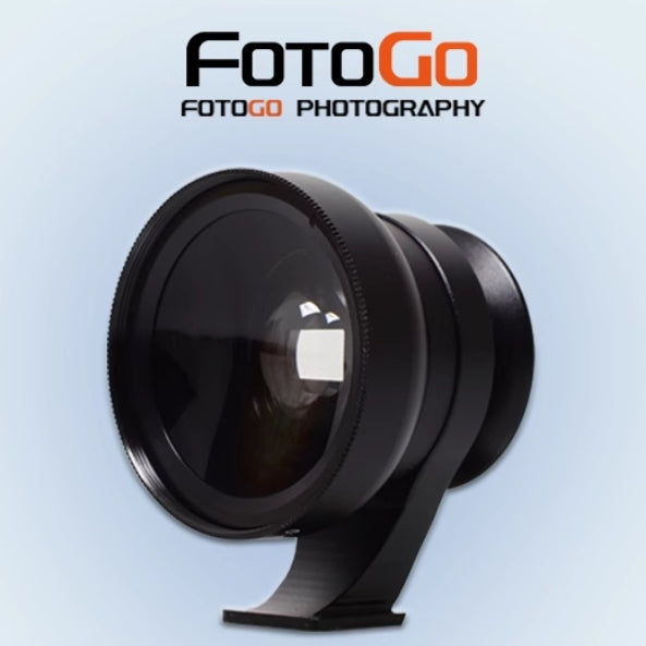 FOTOGO | Metal Optical Viewfinder | Cold/Hot Shoe for Rangefinder Cameras | Includes 21/28/35/50mm Framing Masks