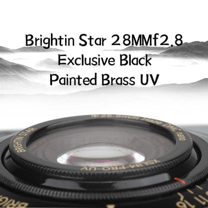 Brightin Star | Lens | Leica M | 28mm F2.8 | Black Lacquer Ultra | Thin Pancake Lens