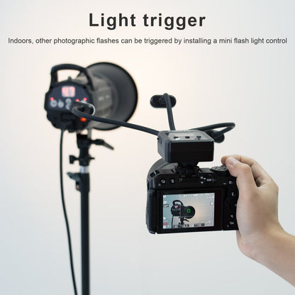 K202 Three-Head Macro Fill Light | Dual Flashes + LED | 12-Color Diffuser