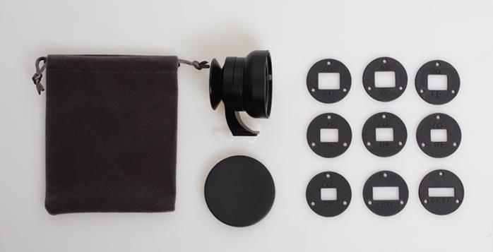 FOTOGO | Metal Optical Viewfinder | Cold/Hot Shoe for Rangefinder Cameras | Includes 21/28/35/50mm Framing Masks