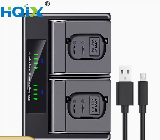HQIX | Battery & Charger | BP-SCL4 | for leica Q2 Q3/ SL2/ SL