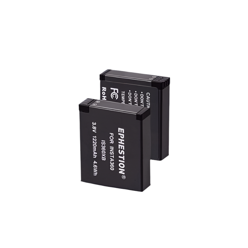 Battery & charger | for IS360X Action Camera | Fully Decoded 2320mAh Li-ion