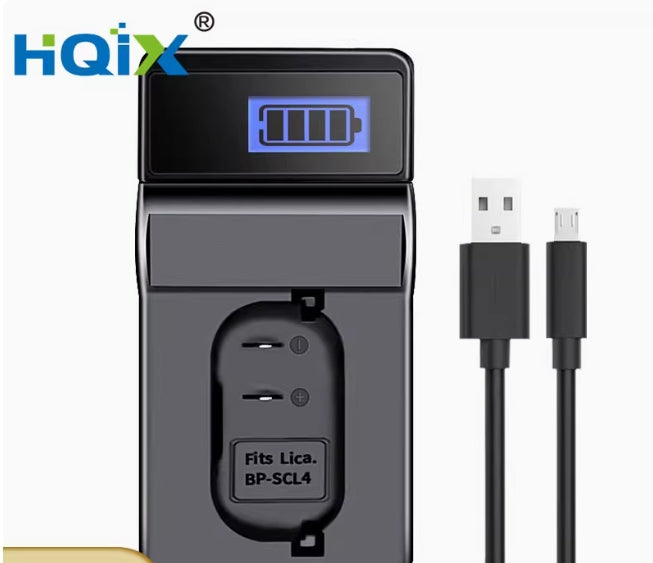 HQIX | Battery & Charger | BP-SCL6 | for leica Q3/SL3/Q3 43