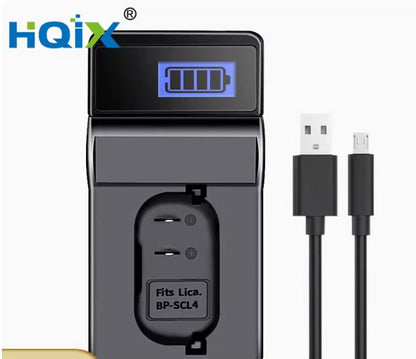 HQIX | Battery & Charger | BP-SCL6 | for leica Q3/SL3/Q3 43