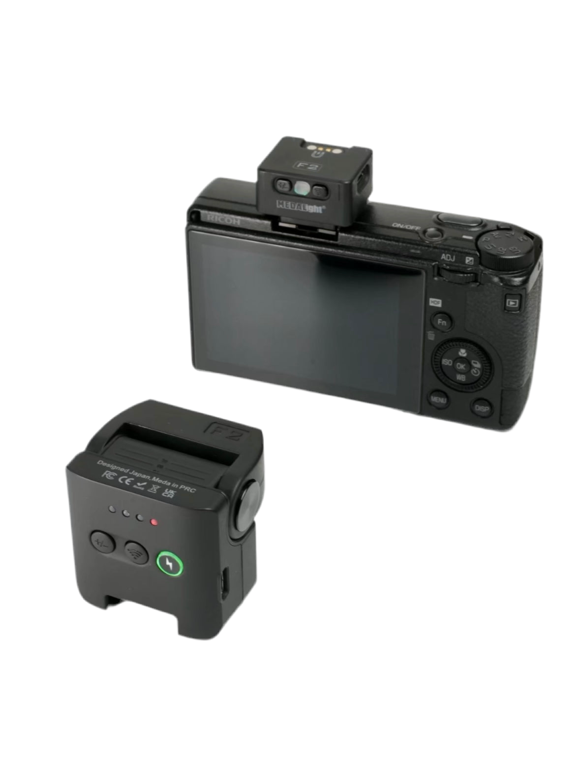 Medalight F2 Mini Detachable Flashlight - WIRELESS FLASH