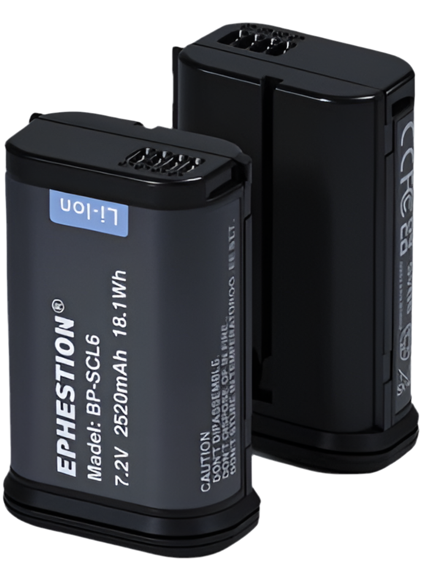 Camera Battery & charger | BP-SCL6 | for Leica Q3/Q2/SL3/SL2