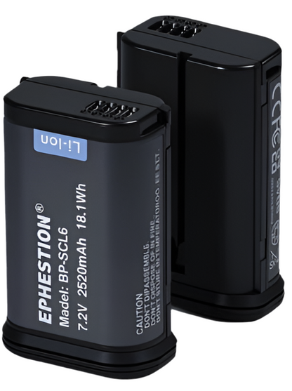 Camera Battery & charger | BP-SCL6 | for Leica Q3/Q2/SL3/SL2
