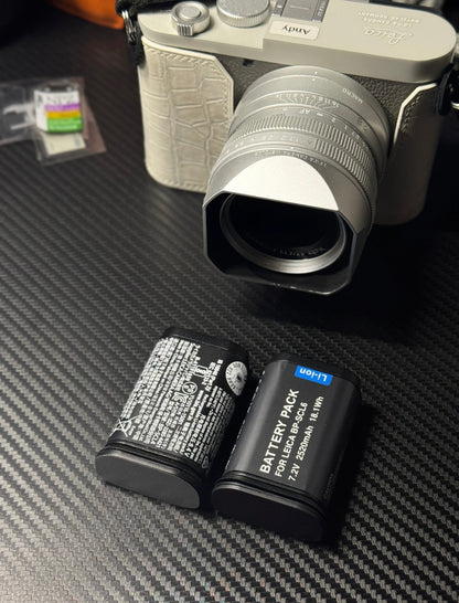 Camera Battery & charger | BP-SCL6 | for Leica Q3/Q2/SL3/SL2