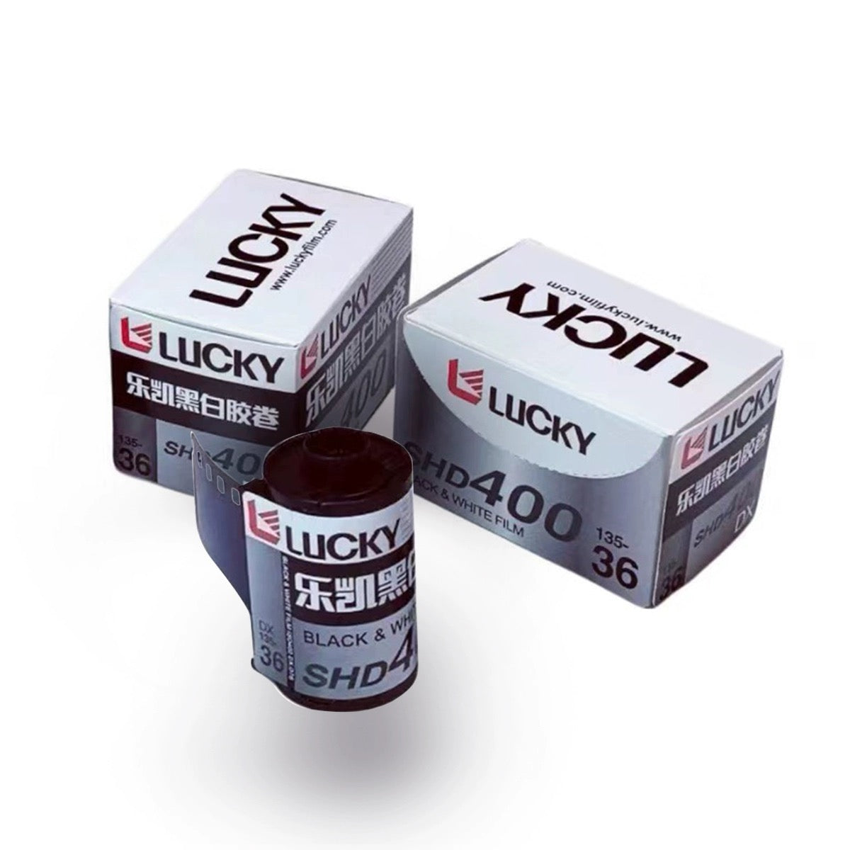 LuckyPan SHD 400 film B&W 135/120 Film - Bundle of Three Sets