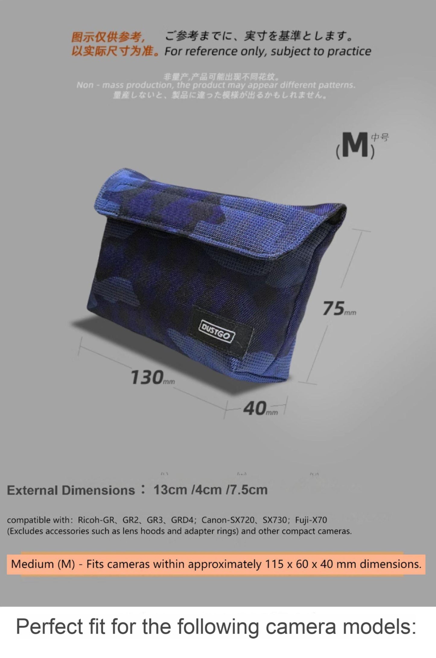 Dustgo | camera bag | for Sony RX / Canon / Ricoh