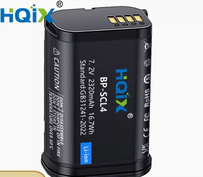 HQIX | Battery & Charger | BP-SCL4 | for leica Q2 Q3/ SL2/ SL
