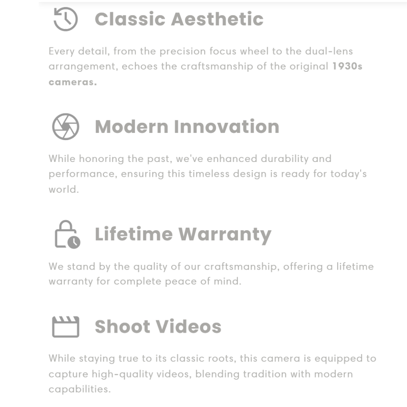 CHUZHAO Twin-Lens Reflex Camera ——FirstLight